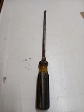 Vintage Stanley 100 Plus - 1006 12 Inch Flathead Screwdriver - Made In USA