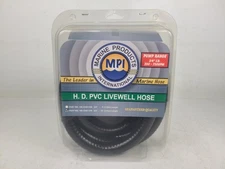 (NEW) MPI H.D. PVC LIVEWELL HOSE 149-0340-C10 3/4" -10' Length 