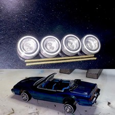 164 Lowrider Spoke Wheels With White Wall Tires And 2 Prong Knock Offs No Car 164 Lowrider Spoke Wheels With White Wall Tires And 2 Prong Knock Offs No Car