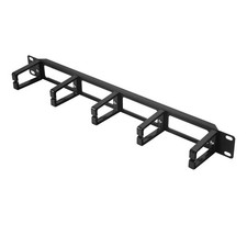 19 Inch 1U Rack Cabinets Cable Management Organizer Hollow Metal Base Five2919