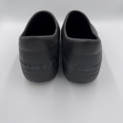Crocs Neria Pro II Black Leopard Slip On Nurse Shoes Clogs Size 10 EUC - Picture 4 of 12