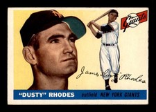 1955 Topps #1 Dusty Rhodes   VG X2600218