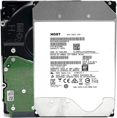 HGST 10TB He10 (HUH721010ALE601) 7200RPM 128MB Cache SATA 6,0Gb/s 3,5 Zoll