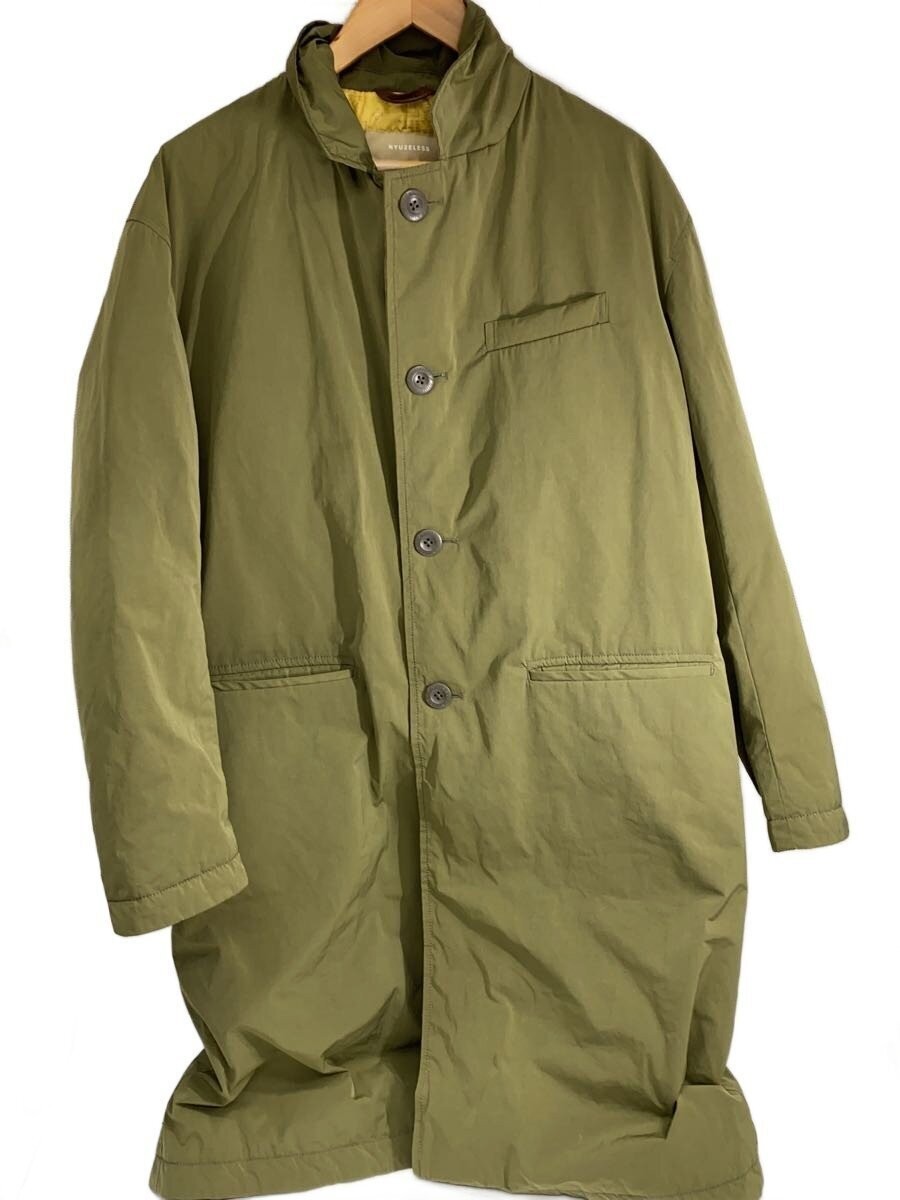 NYUZELESS Down Coat Khaki L Polyester Warm Puffer Jacket Used