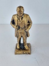 Vintage Figurine Small Theodore Roosevelt 26 President Statue Cast Metal 2-1/2”