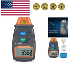 Professional Digital Laser RPM Tachometer - Non-Contact Precision Measurement