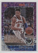 2019 Panini NBA Hoops Premium Stock Purple Disco Prizm Dennis Smith Jr #127 03gt