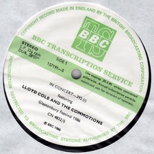 Lloyd Cole & The Commotions In Concert-392 LP 1986 BBC Transcription Service NM