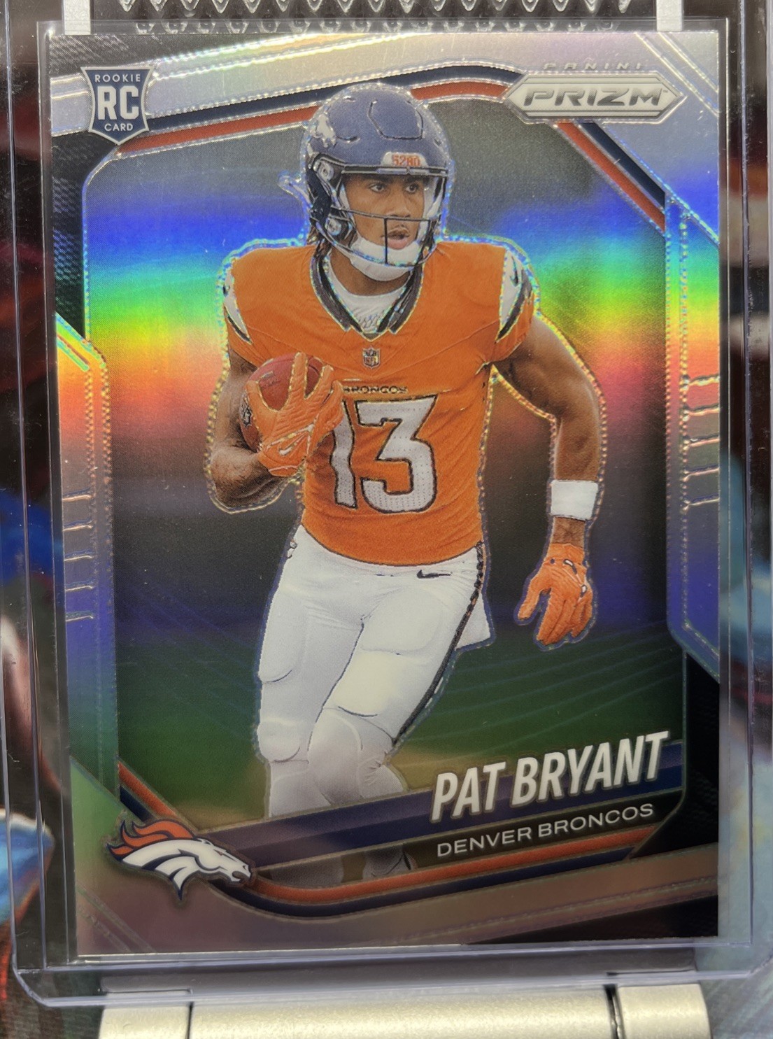 2025 Panini Prizm #366 Pat Bryant Silver RC Broncos Rookie
