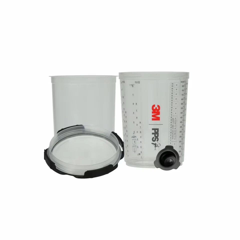 3M PPS Series 2.0 Spray Cup System Kit 26024, 28 fl oz, 850 mL 200 Micron Filter - Image 2 of 4