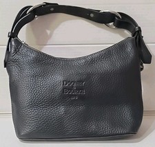 Vintage Dooney  Bourke Black Leather Hobo Style Purse 1975 - Great Condition
