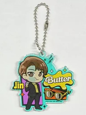 Jin BTS TinyTAN Acryl Schlüsselanhänger Pita Butter Sammlerstück