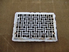 Antique Cast Iron Heat Grate Grill Decorative Vintage Register 13 1/2 x 9 1/2