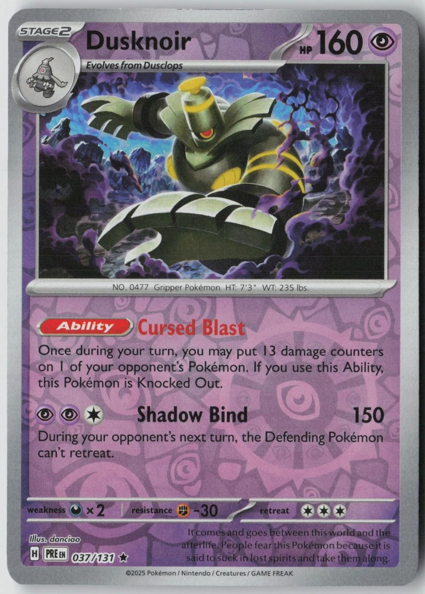 Dusknoir Pokémon TCG Cards for sale | eBay