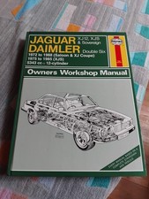 Jaguar XJS XJ12 Daimler Double Six 1972-1988 Haynes Werkstatthandbuch Serie 1 2 3