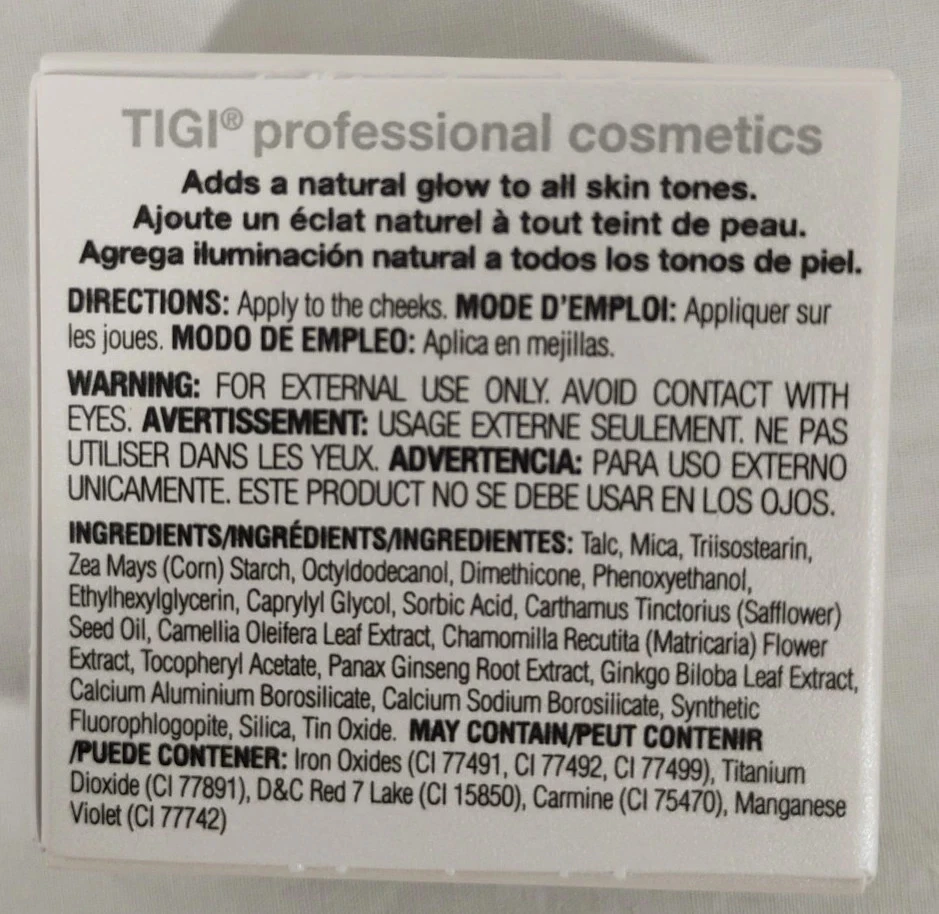 NEW TIGI Professional Cosmetics Lovely Duo Blush Natural Glow Womens Makeup - Image 3 of 3