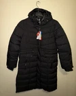 Spyder Womens Long Puffer Coat Jacket  Black SZ L arge NEW