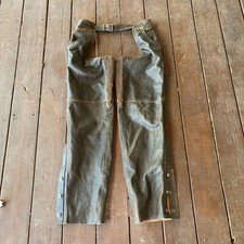 Harley Davidson Billings Chaps Womens Medium Distressed Brown Leather