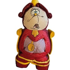 Disney Store - Cogsworth Plush -Beauty and the Beast