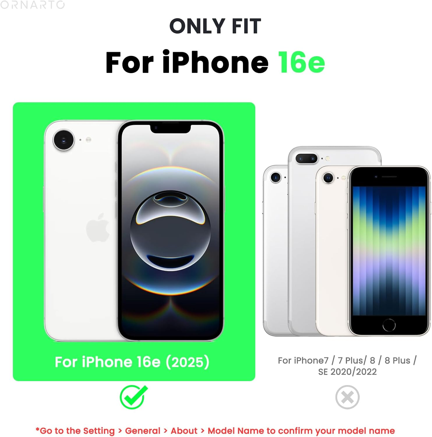 JUESHITUO 3 In 1 Cover Per IPhone 16 Pro, 1 Cover Con 2 Di Film Per Cellulari, S - Foto 5