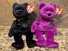 Ty Beanie Babies The END 1999 Y2K Bear and MILLENNIUM Bear