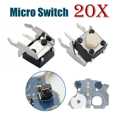 20x SET LB RB Bumper Button Micro Switch For Xbox Series X S Elite 2 Controller