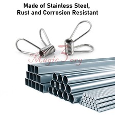 Morsetto ad anello materiali per legatura a mosca utensili CDC fibre e piume acciaio inox