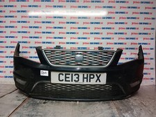 SEAT TOLEDO HATCHBACK 5DR MK4 2013 BLACK F9R FRONT BUMPER MARKS