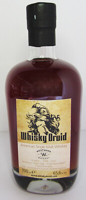 (141,43 /L) 0,7L Westward Whisky Druid American Single Malt Whiskey   Alc: 65,6%
