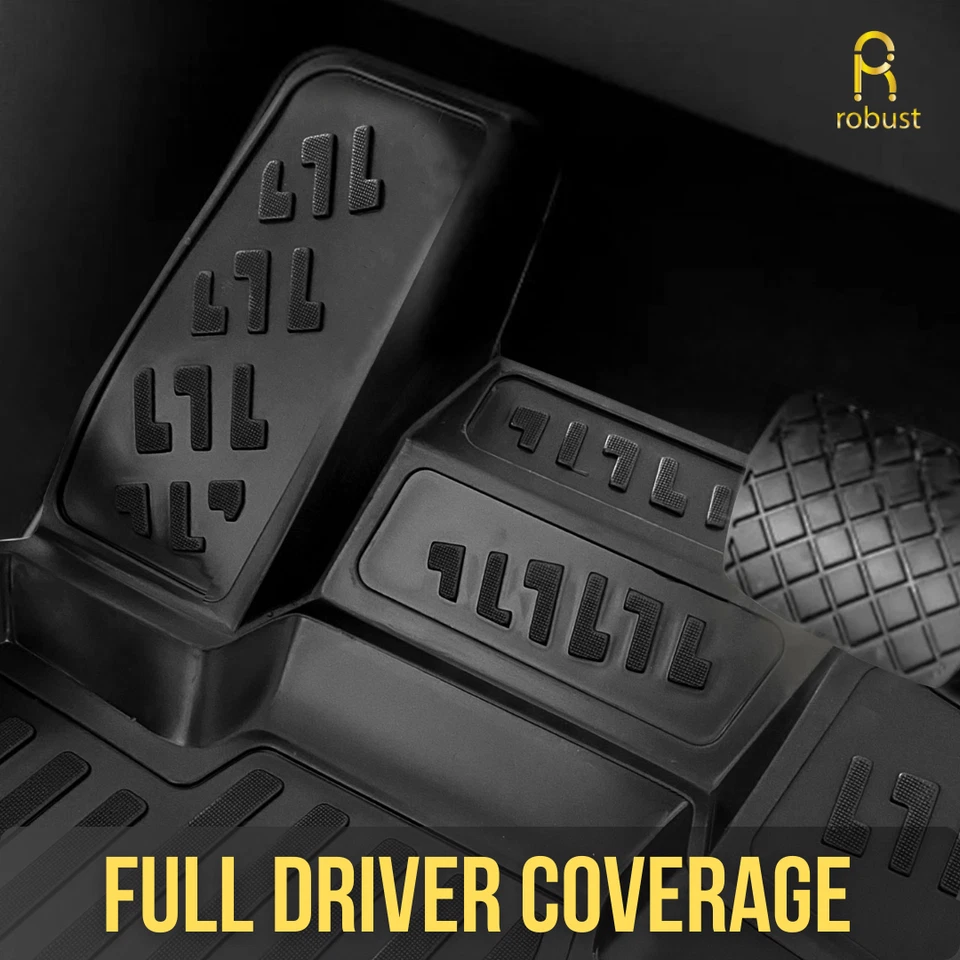 Floor Mats Liners For Mitsubishi Montero 2012-2017 All Weather Heavy Duty Rugs - Image 3 of 4