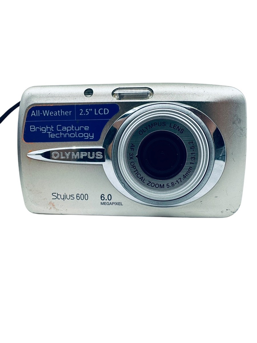 Olympus Stylus 600 Digital 6.0MP Digital Camera Silver (LCD Screen