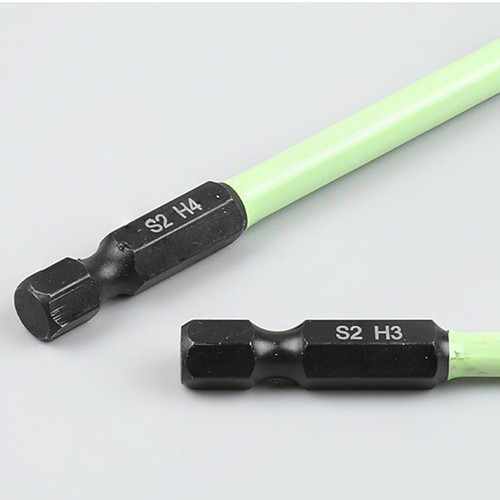 10X 1/4inch Hex Head Allen Wrench Drill Bit Set S2 Alloy Steel Magnetic Tips - Picture 6 of 10