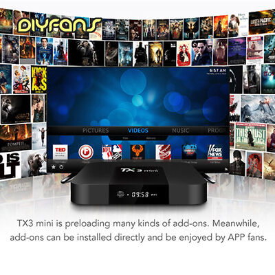 TX3 mini 2 GB/16 GB Android 7.1 Smart TV BOX S905W Vierkern-HD WiFi 4K-Medien