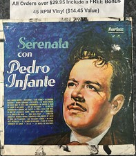 Pedro Infante-  Serenata  -Box Set 3 LPs-33 RPM Peerless 71-Free Shipping In USA