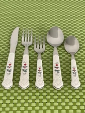 Pfaltzgraff WINTERBERRY Stainless Glossy NEW Flatware SMART CHOICE B53N