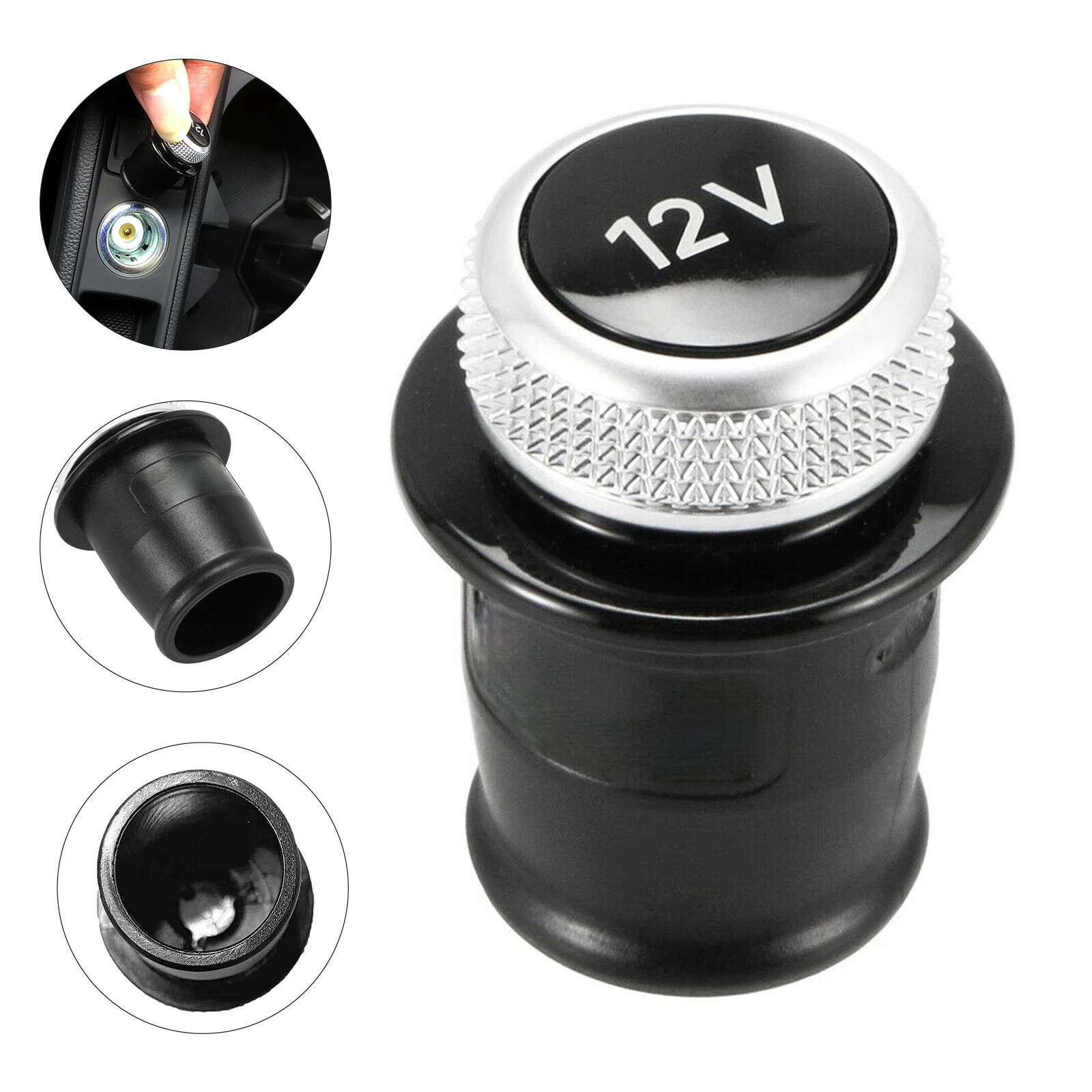 1Pc 12V Socket Cigarette Lighter Dummy Cover OE4H0919311 For Audi A3 A6