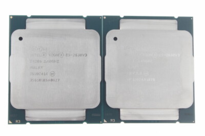 2x Intel Xeon 8-Core E5-2630 v3 // SR206 // 8x 2.40GHz, 20MB // Sockel 2011-3