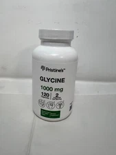 PRISTINE'S Glycine 1000MG Amino Acid Sleep Supplement 120 Capsules - 60 Day