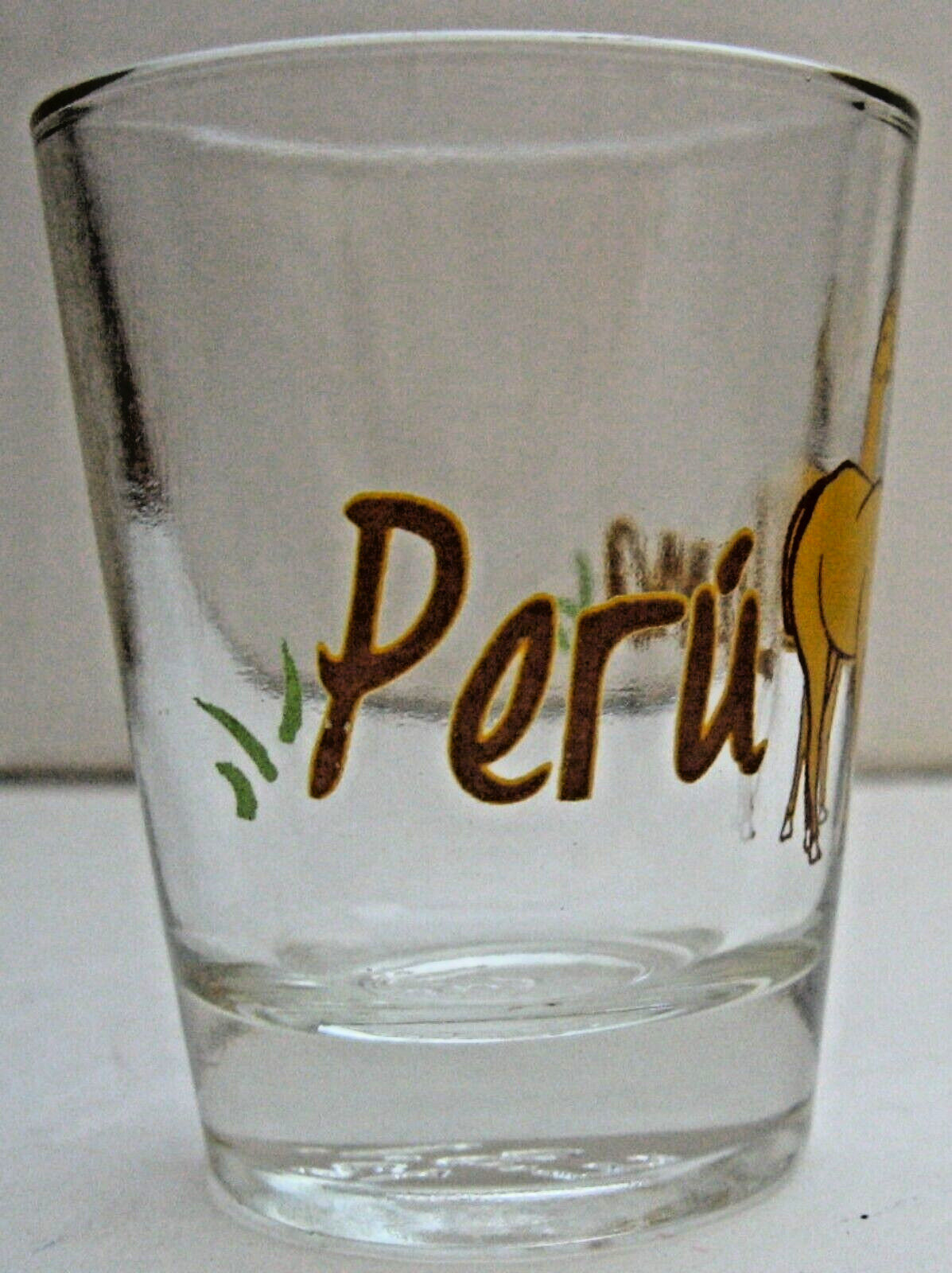 Peru Llama Shot Glass Souvenir