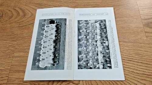 Scotland v France Rugby Programmes 1948 - 2012 - Picture 3 of 66