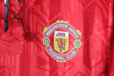 Maillot Manchester United Domicile 1992-1994 Umbro - Taille M, #7 Cantona, Rare