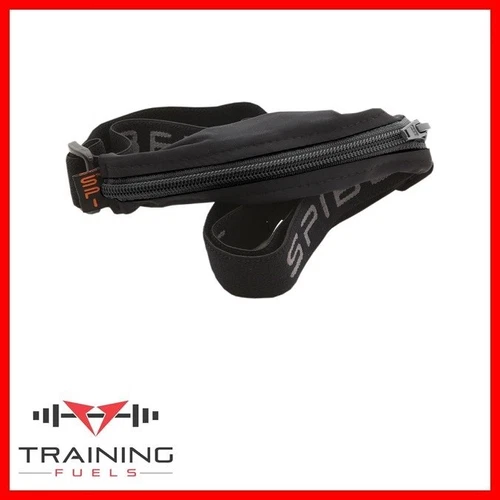 Spibelt Large Pocket Black Running Marathon Belt Non Bounce For Phones etc