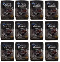 12X Riso Scotti Venere Fusilli,Pasta Schwarzem Venere-Vollkornreismehl 400G