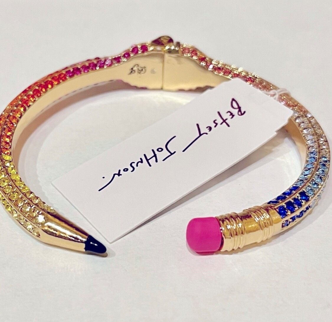NWT Betsey Johnson Rainbow Pencil Bracelet | eBay Betsey Johnson Bracelet main image 0