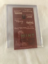 Vintage Las Vegas Matchbook Mint Hotel & Casino 