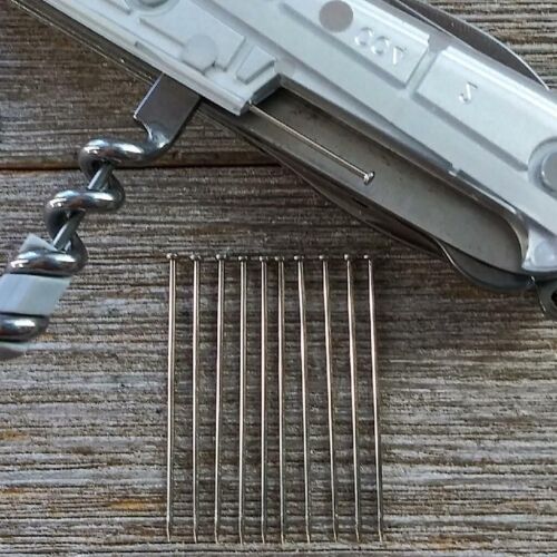Broches droites en acier inoxydable de remplacement mise à niveau 10 ct pour couteau Victorinox 91 mm, 84 mm - Photo 1/8