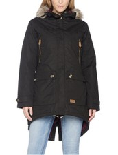 Trespass Size Xl/16 Black Clea Hooded Coldheat Insulated Jacket Rrp: £149.99