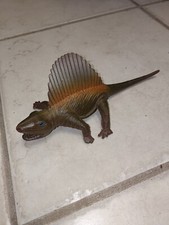 EUC Vintage 1970's Dimetrodon Dinosaur Toy Figure Collectible Hong Kong Rubber