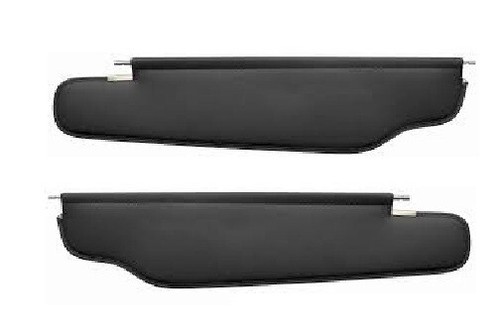 For Pontiac gto Lemans tempest convertib. sun visors black genuine leather 1964