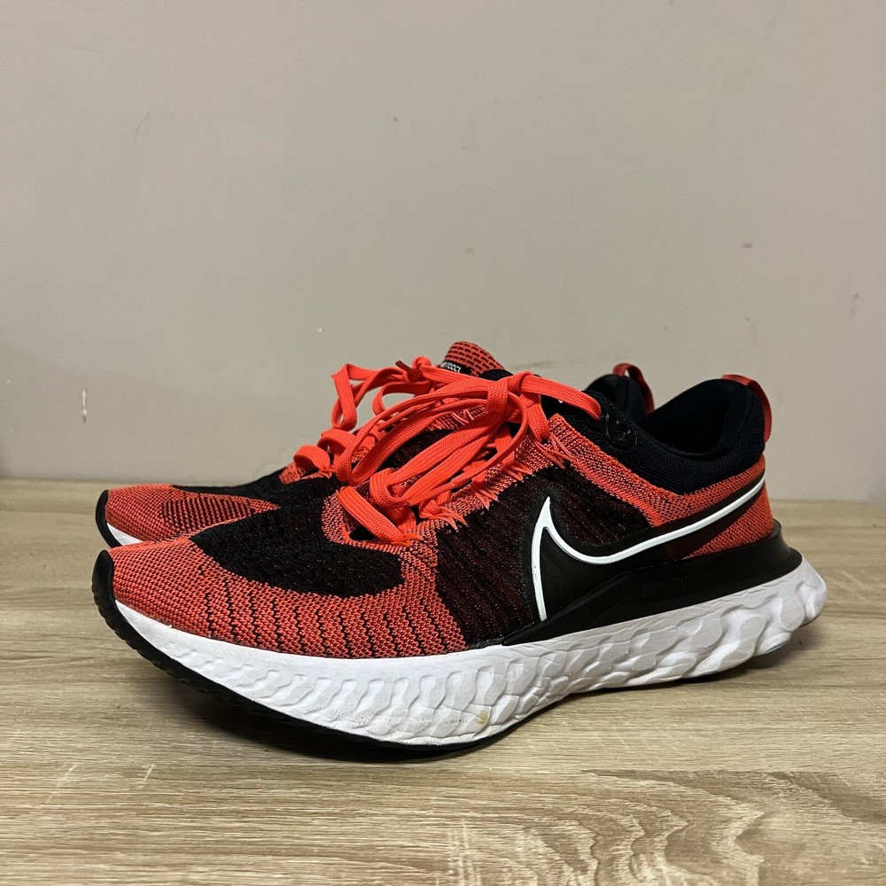 Men's Nike React Infinity Run FK 2 Running Shoes Crimson Red Black CT2357 600